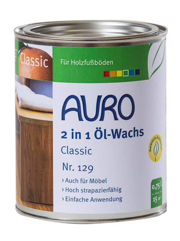 AURO Öl-Wachs Classic 129 2 in 1 750 ml
