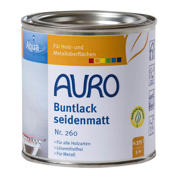 AURO Buntlack seidenmatt 260 375 ml