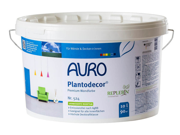 AURO Plantodecor 524 weiss Kontrast: 1 NAK: 1 10 l